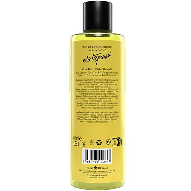 Eda Taşpınar Coco Body Wash - Duş Jeli 400ml - 3