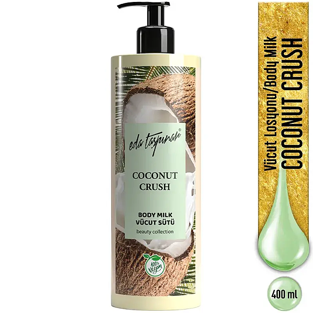 Eda Taşpınar Coconut Crush Body Milk - Vücut Sütü 400ml - 2