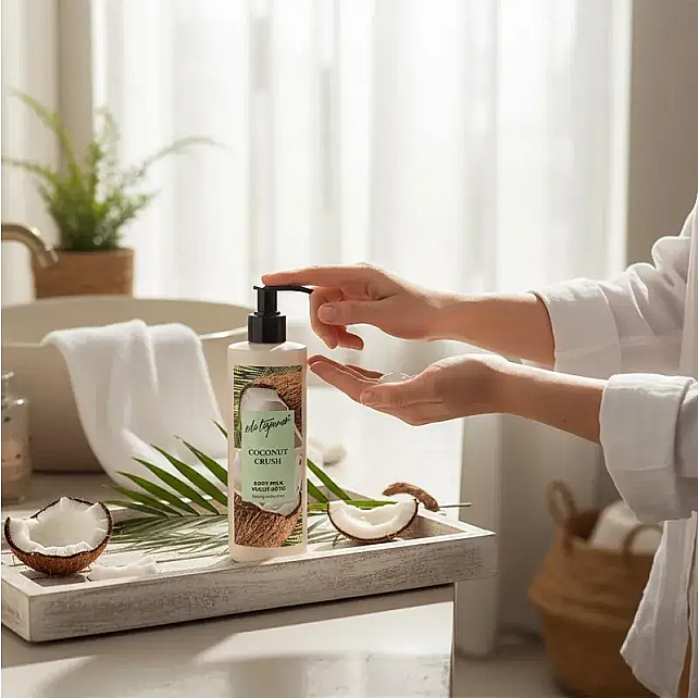 Eda Taşpınar Coconut Crush Body Milk - Vücut Sütü 400ml - 3