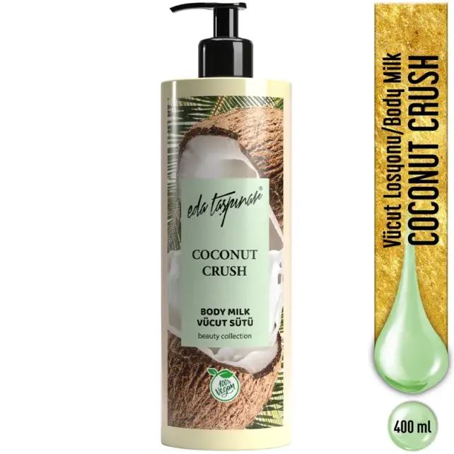 Eda Taşpınar Coconut Crush Body Milk - Vücut Sütü 400ml - 2