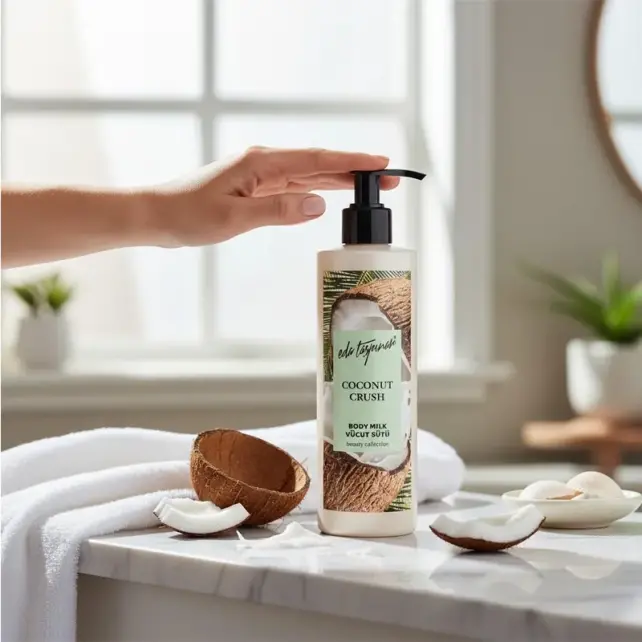 Eda Taşpınar Coconut Crush Body Milk - Vücut Sütü 400ml - 4