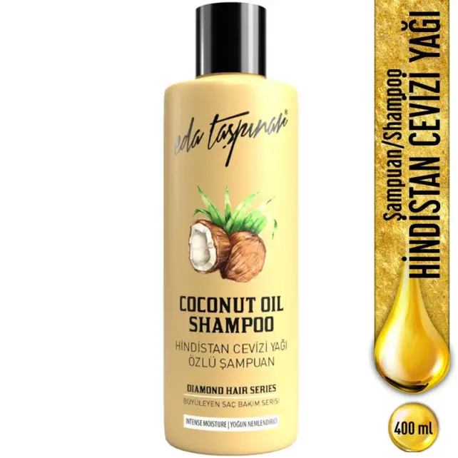 Eda Taşpınar Coconut Oil Shampoo - Hindistan Cevizi Yağı Saç Şampuanı 400ml - 2