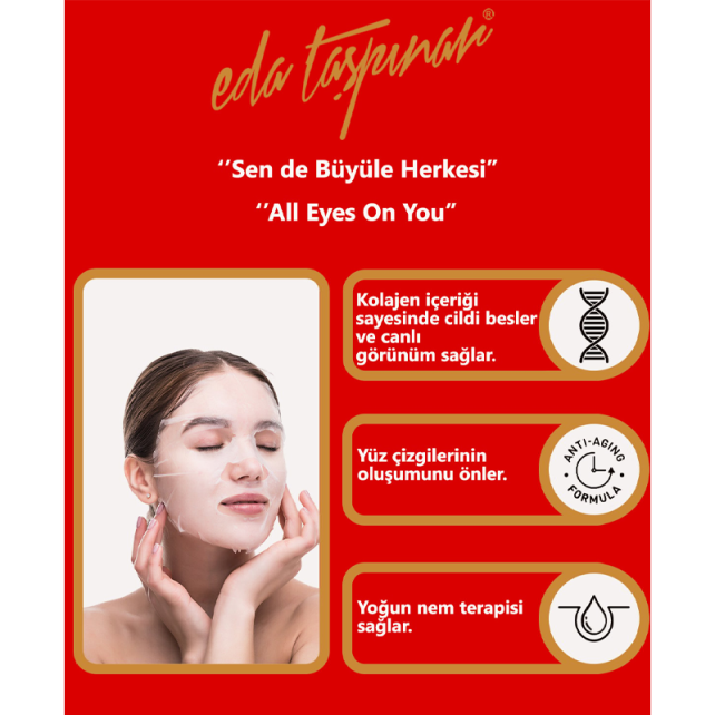 Eda Taşpınar Collagen Mask - Kolajen Kağıt Maske 25ml - 3