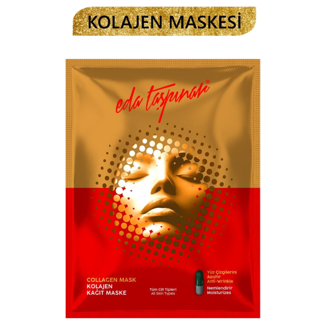 Eda Taşpınar Collagen Mask - Kolajen Kağıt Maske 25ml - 4