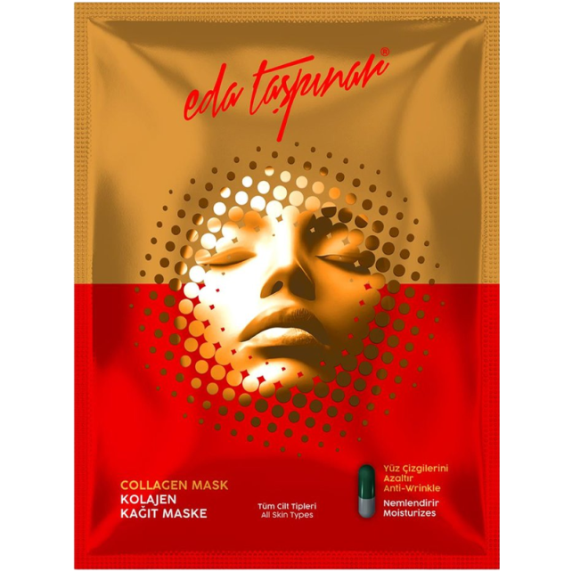 Eda Taşpınar Collagen Mask - Kolajen Kağıt Maske 25ml - 1