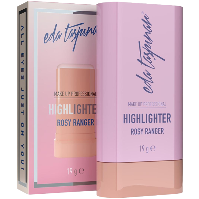 Eda Taşpınar Cream Highlighter - Krem Stick Aydınlatıcı Rosy Ranger 19g - 4