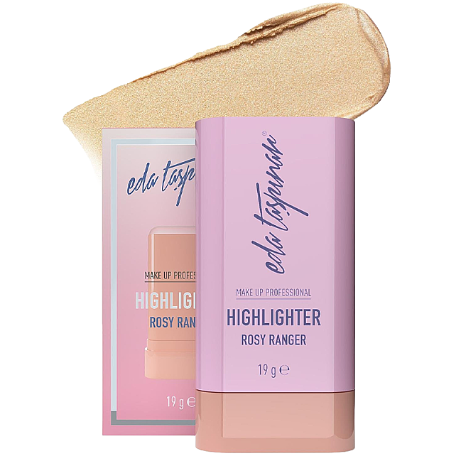 Eda Taşpınar Cream Highlighter - Krem Stick Aydınlatıcı Rosy Ranger 19gr - 3