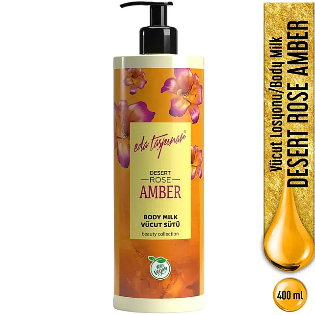 Eda Taşpınar Desert Rose Amber Body Milk - Vücut Sütü 400ml - 2