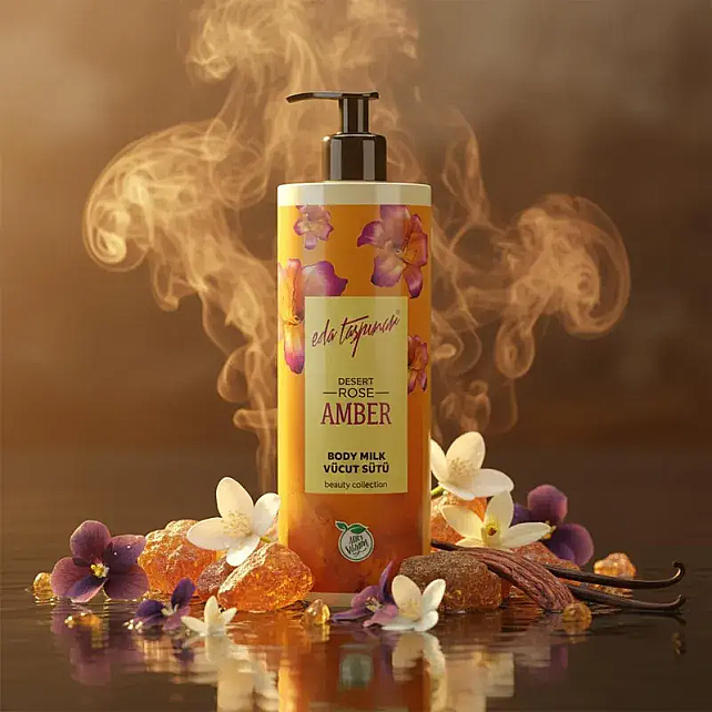 Eda Taşpınar Desert Rose Amber Body Milk - Vücut Sütü 400ml - 4