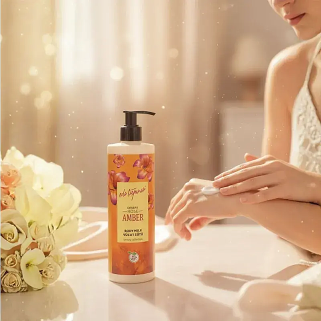 Eda Taşpınar Desert Rose Amber Body Milk - Vücut Sütü 400ml - 6