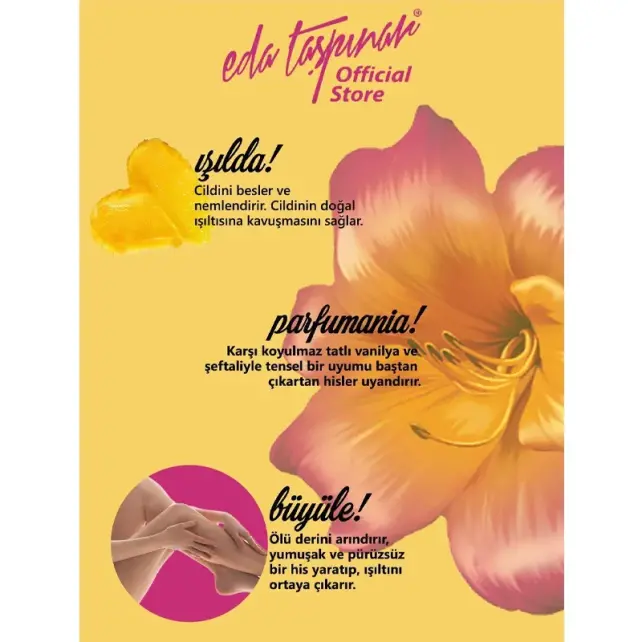 Eda Taşpınar Desert Rose Amber Body Scrub - Vücut Peelingi 200ml - 4