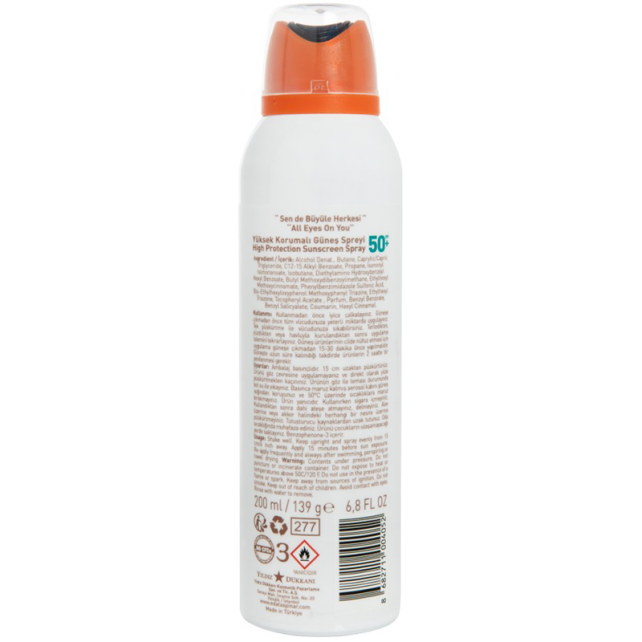 Eda Taşpınar Dry Mist SPF 50+ Yüksek Korumalı Güneş Spreyi 200ml - 2