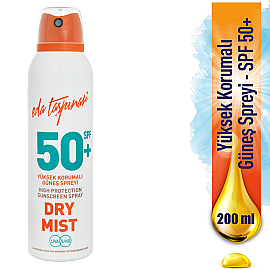 Eda Taşpınar Dry Mist SPF 50+ Yüksek Korumalı Güneş Spreyi 200ml - 4