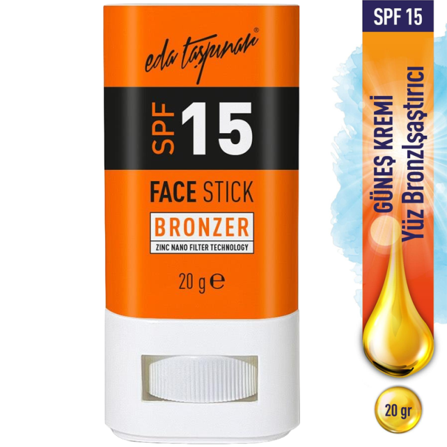Eda Taşpınar Face Bronzer SPF 15 - Stick Bronzlaştırıcı 20g - 5