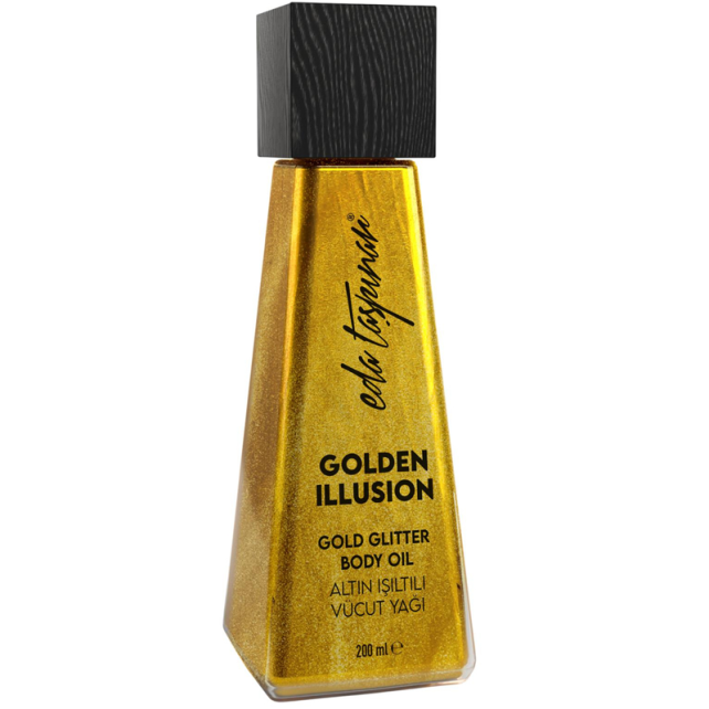 Eda Taşpınar Golden Illusion Gold Glitter Body Oil - Altın Işıltılı Vücut Yağı 200ml - 2