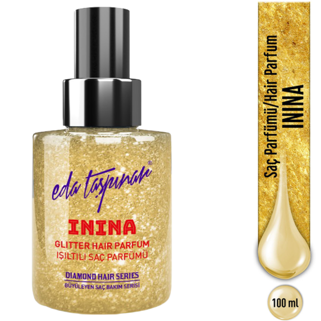 Eda Taşpınar Hair Parfum Inina Glitter - Işıltılı Saç Parfümü 100ml - 4