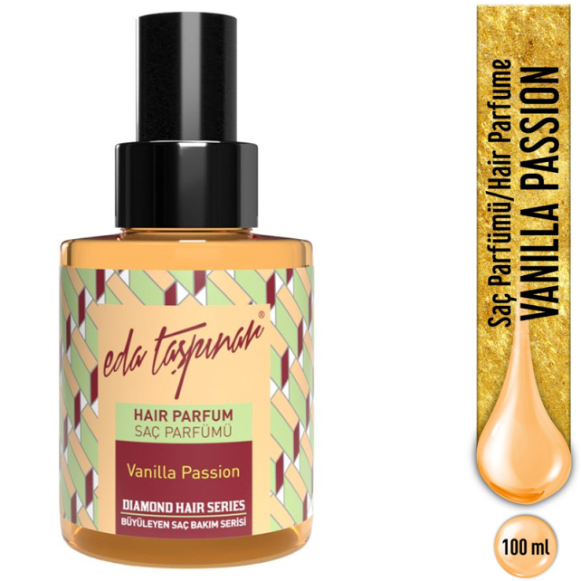 Eda Taşpınar Hair Parfum Vanilla Passion - Saç Parfümü 100ml - 4