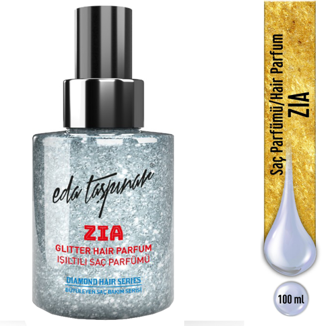 Eda Taşpınar Hair Parfum Zia Glitter - Işıltılı Saç Parfümü 100ml - 3