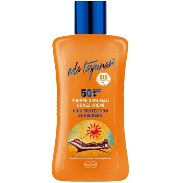 Eda Taşpınar High Protection Sunscreen SPF 50+ Yüksek Korumalı Güneş Kremi 200ml - 1