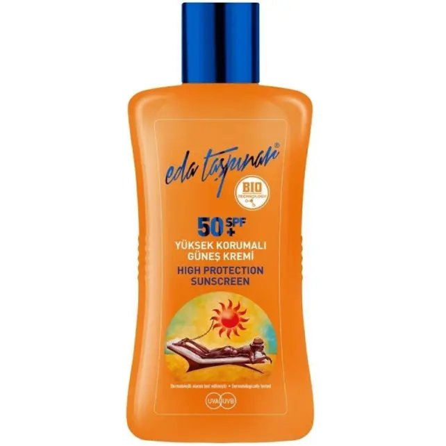 Eda Taşpınar High Protection Sunscreen SPF 50+ Yüksek Korumalı Güneş Kremi 200ml - 1