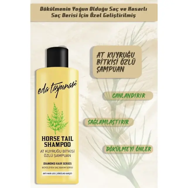 Eda Taşpınar Horse Tail Shampoo - At Kuyruğu Şampuanı 400ml - 4