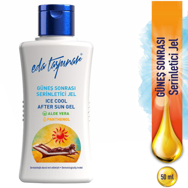 Eda Taşpınar Ice Cool After Sun Jel - Güneş Sonrası Serinletici Jel 50ml - 3