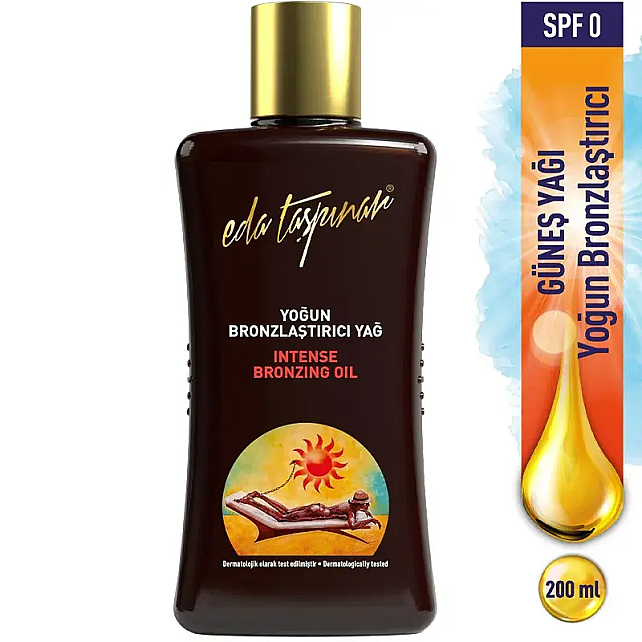 Eda Taşpınar Intense Bronzing Oil - Bronzlaştırıcı Yağ 200ml - 5