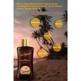 Eda Taşpınar Intense Bronzing Oil - Bronzlaştırıcı Yağ 200ml - 4