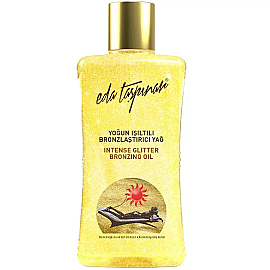 Eda Taşpınar Intense Glitter Bronzing Oil - Yoğun Bronzlaştırıcı Işıltılı Yağ 200ml - Eda Taşpınar