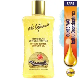 Eda Taşpınar Intense Glitter Bronzing Oil - Yoğun Bronzlaştırıcı Işıltılı Yağ 200ml - 5