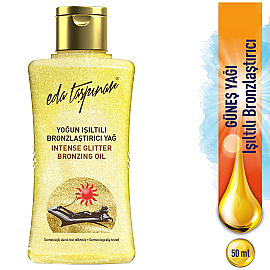 Eda Taşpınar Intense Glitter Bronzing Oil - Yoğun Işıltılı Bronzlaştırıcı Yağ 50ml - 4