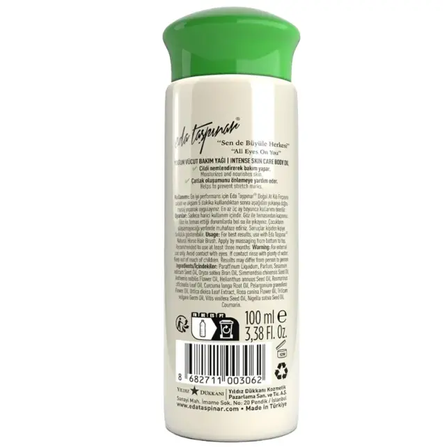 Eda Taşpınar Intense Skin Care Body Oil - Vücut Bakım Yağı 100ml - 2