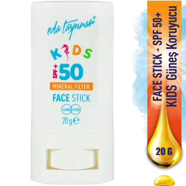 Eda Taşpınar Kids Mineral Filter SPF 50+ Çocuklar İçin Stick Güneş Koruyucu 20gr - 5