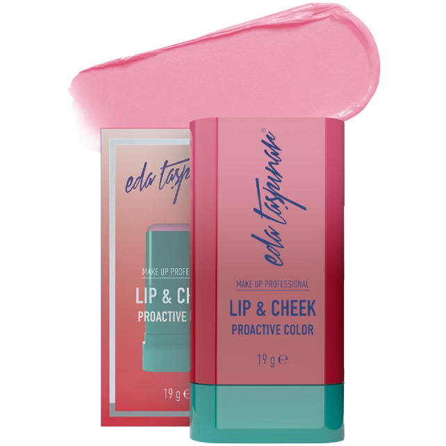 Eda Taşpınar Lip &Cheek Cream Stick Allık - Proactive Color 19g - 2