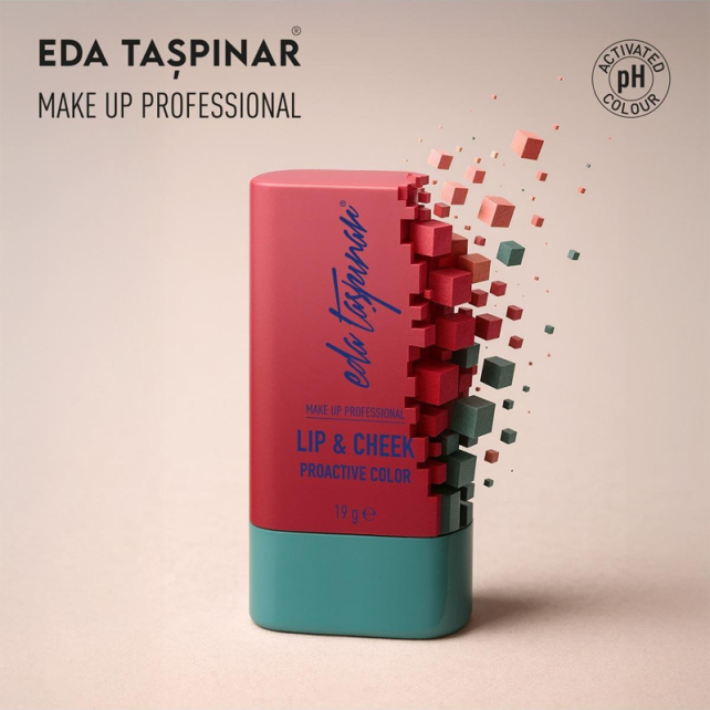 Eda Taşpınar Lip &Cheek Cream Stick Allık - Proactive Color 19g - 6