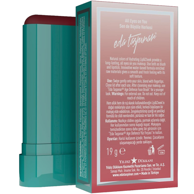 Eda Taşpınar Lip &Cheek Cream Stick Allık - Spicy Queen 19g - 5
