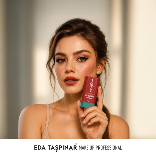 Eda Taşpınar Lip & Cheek Cream Stick Allık - Spicy Queen 19gr - 6