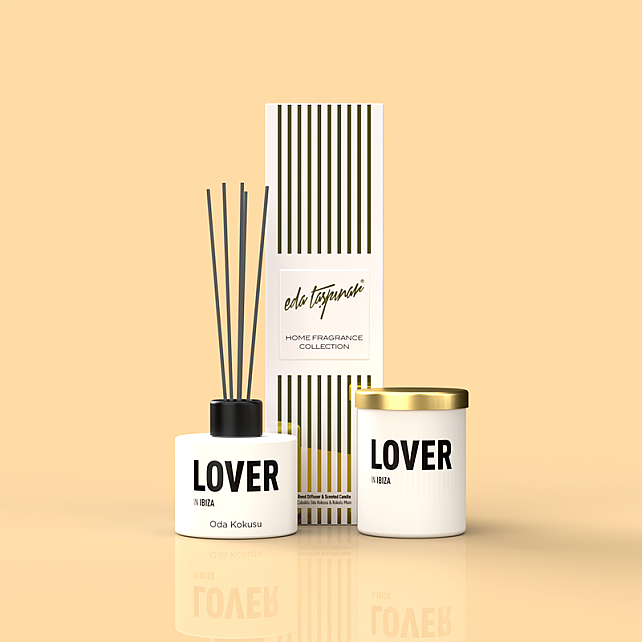 Eda Taşpınar Lover Reed Oda Kokusu 100ml & Mum 100ml Set - 2