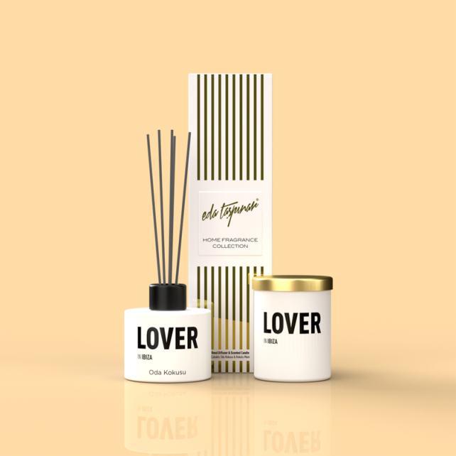 Eda Taşpınar Lover Reed Oda Kokusu 100ml & Mum 100ml Set - 2