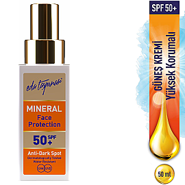 Eda Taşpınar Mineral Face Protection SPF 50+ Mineral Yüz Güneş Koruyucu 50ml - 5