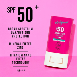 Eda Taşpınar Mineral Filter Zinc Stick Pink SPF 50+ Stick Güneş Koruyucu 20g - 4