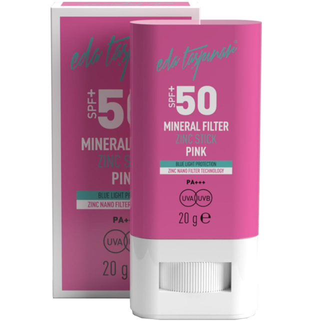 Eda Taşpınar Mineral Filter Zinc Stick Pink SPF 50+ Stick Güneş Koruyucu 20gr - 2