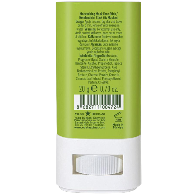 Eda Taşpınar Moisturizing Mask Face Stick Nemlendirici Maske 20g - 2