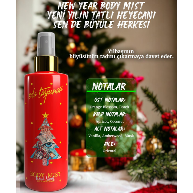 Eda Taşpınar New Year Body Mist Özel Seri - Vücut Spreyi 200ml - 3