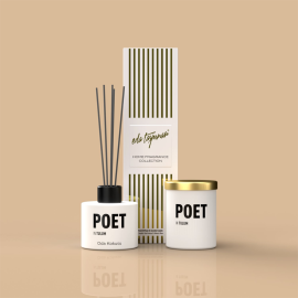 Eda Taşpınar Poet Reed Oda Kokusu 100ml & Mum 100ml Set - 2
