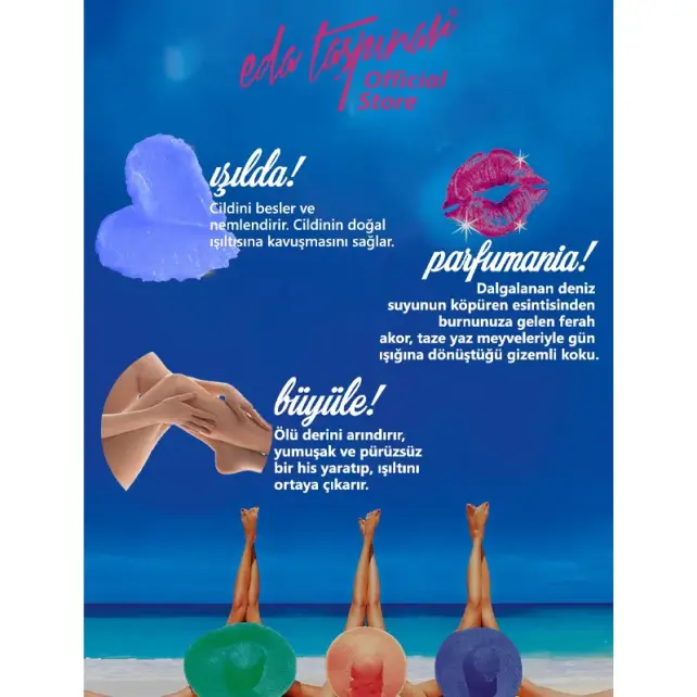 Eda Taşpınar Queen Of Cool Aqua Body Scrub - Vücut Peelingi 200ml - 3