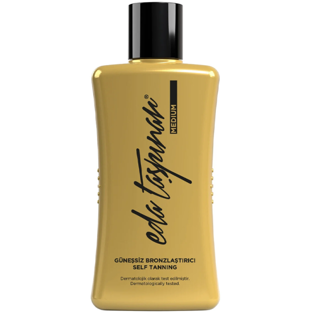 Eda Taşpınar Self Tan Express Kit Medium - Güneşsiz Bronzlaştırıcı 200ml Eldiven Hediyeli - 3
