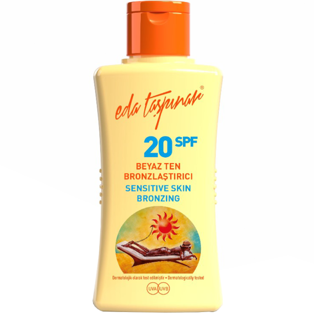 Eda Taşpınar Sensitive Skin Bronzing SPF 20 - Beyaz Ten Bronzlaştırıcı 50ml - 1