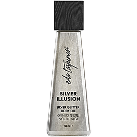 Eda Taşpınar Silver Illusion Silver Glitter Body Oil - Gümüş Işıltılı Vücut Yağı 200ml - Eda Taşpınar
