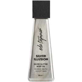 Eda Taşpınar Silver Illusion Silver Glitter Body Oil - Gümüş Işıltılı Vücut Yağı 200ml - 1